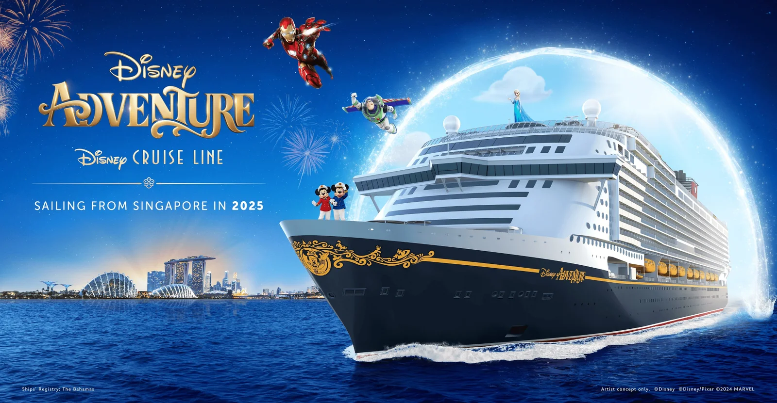 Disney Adventure Criuse Line Package 5 Night 6 Days