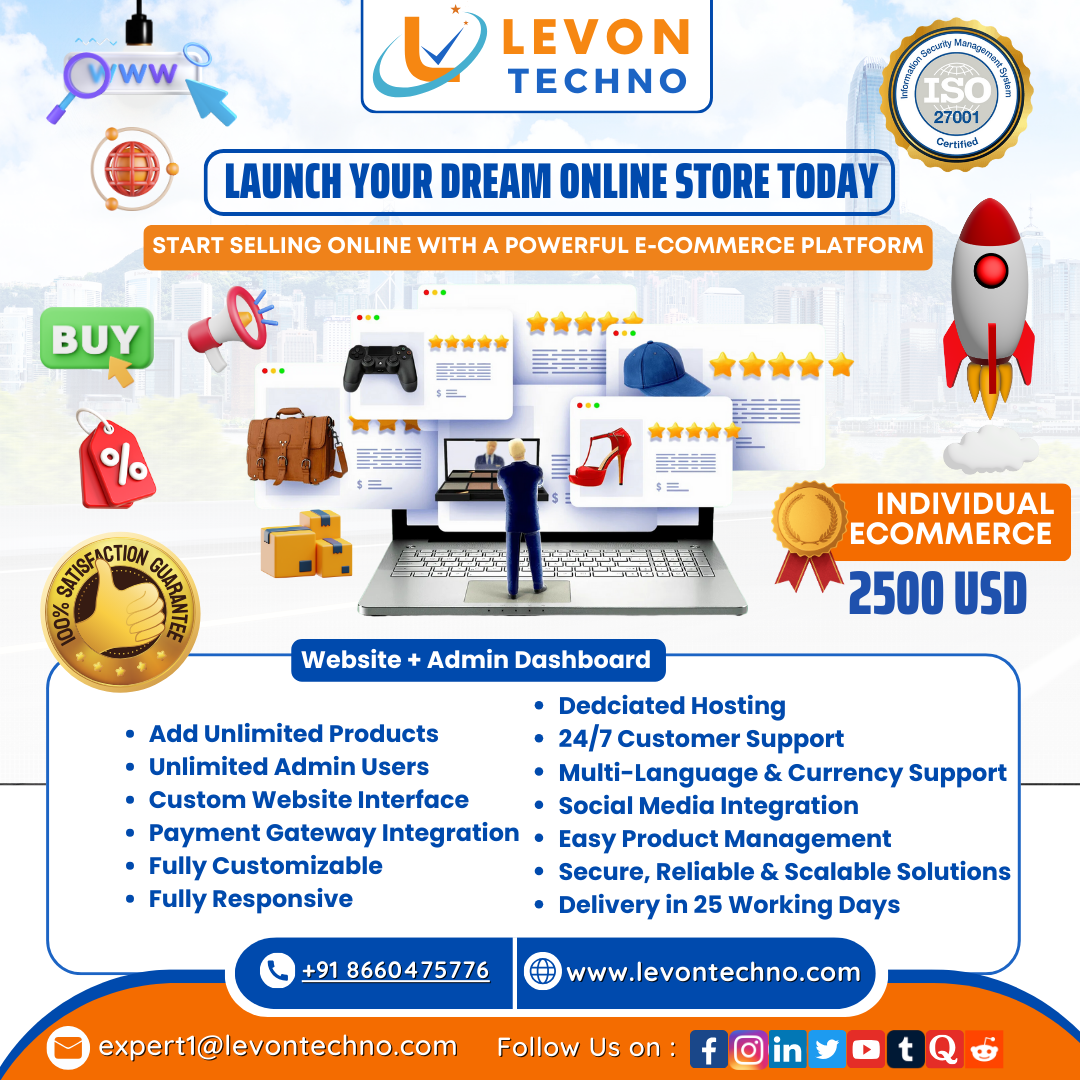 ECommerce Website Development Company in Bangalore