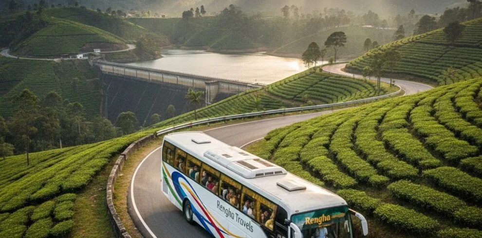 Pondicherry to Megamalai Ultimate Group Tour: 3 Days / 2 Nights in the 53-Seater AC Bus