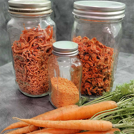 Carrot Powder and Flakes
