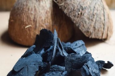 Coconut shell and Charcoal