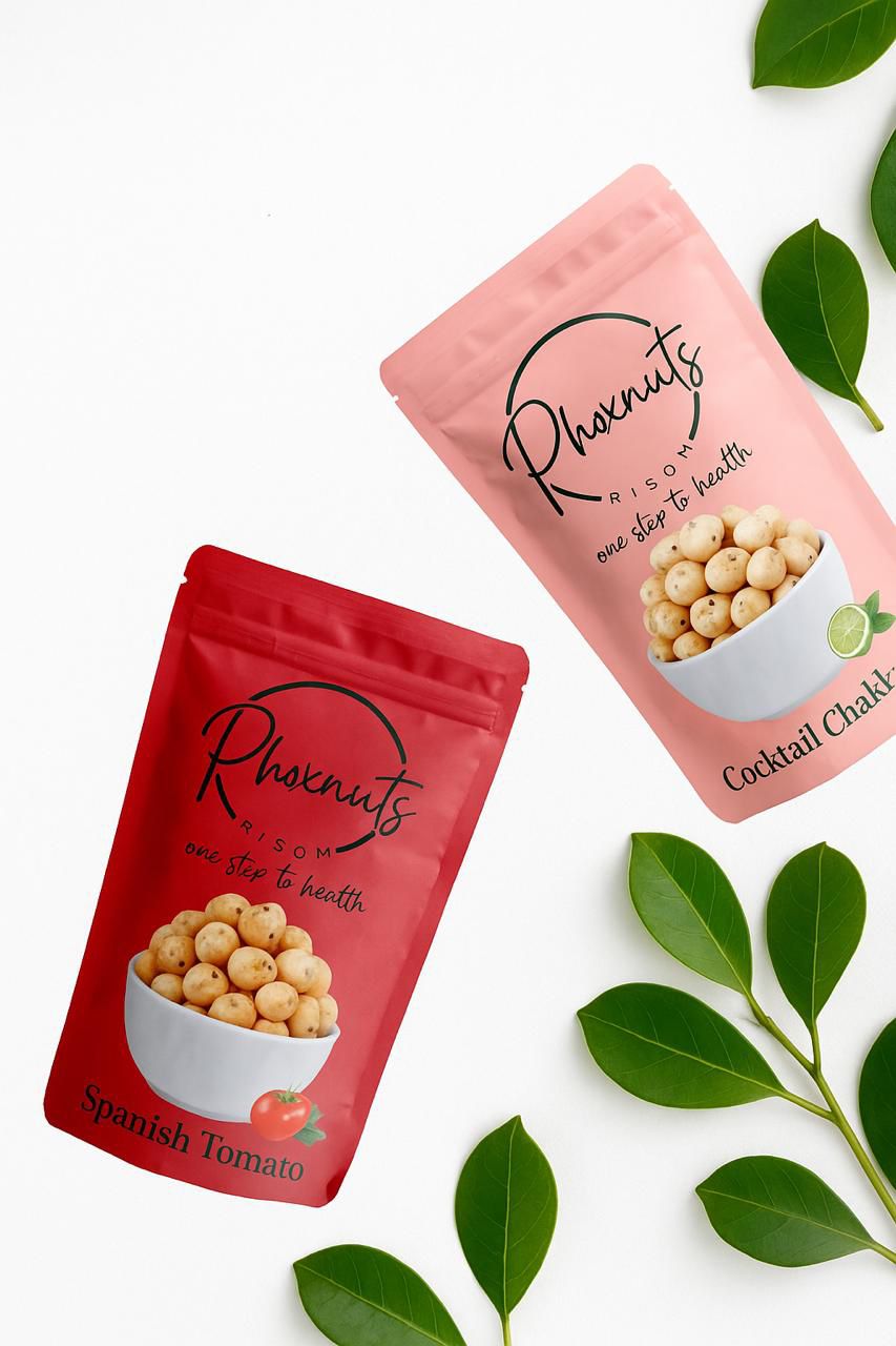 A++ Roasted Flavoured Makhana in Olive Oil with Eight international Flavoured (Puff's Water Lily)