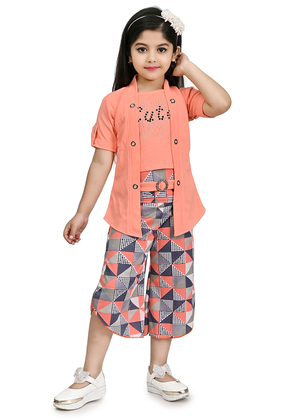 Girls Party(Festive)Pant Top Capri