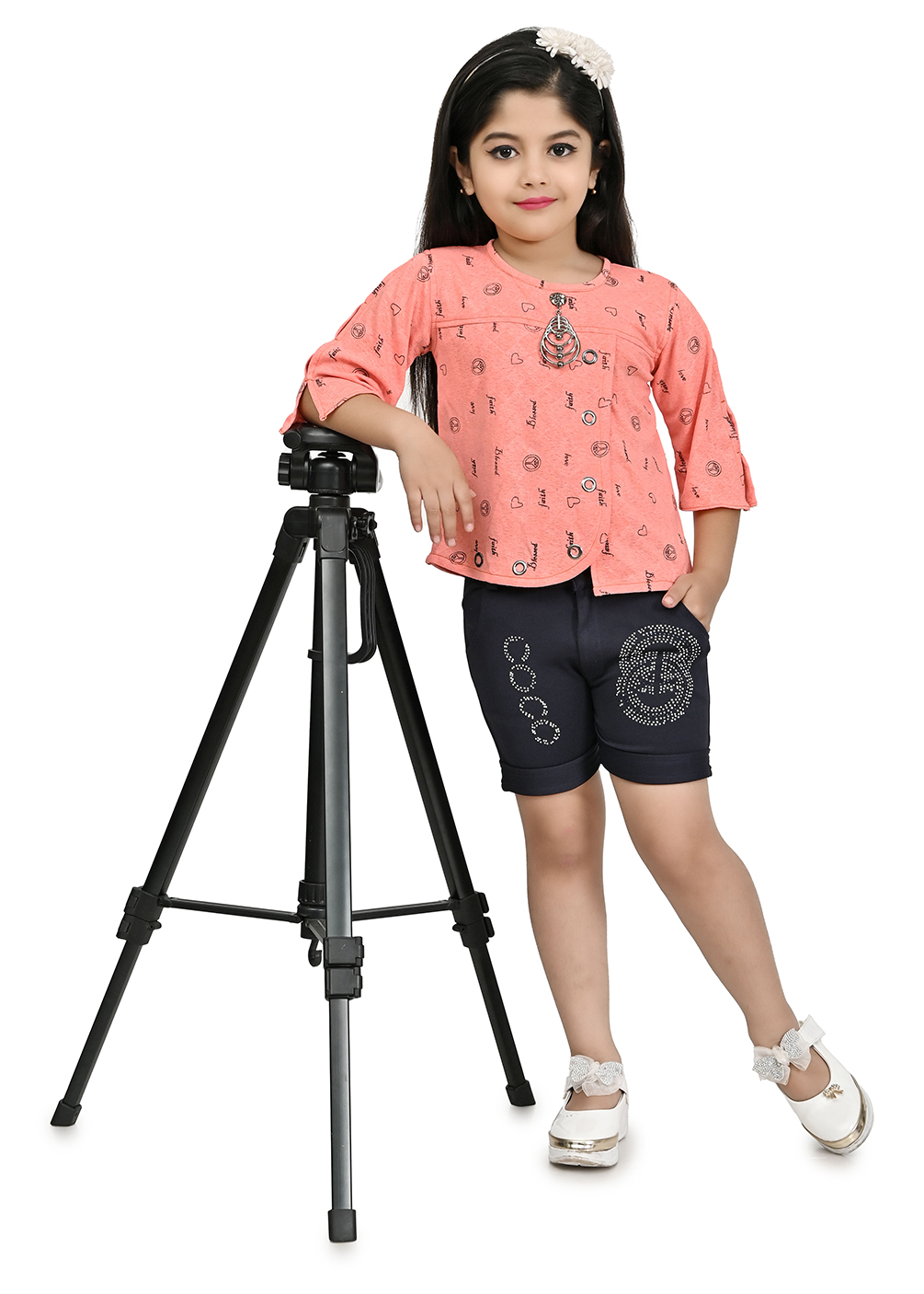 Girls Party(Festive) Hot Pant & Top