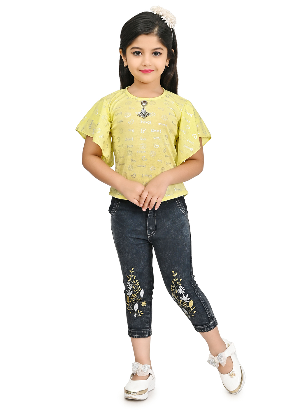 Girls Party(Festive) Jeans Pant & Top