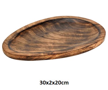 OVEL TRAY WOODEN OMUNI 167