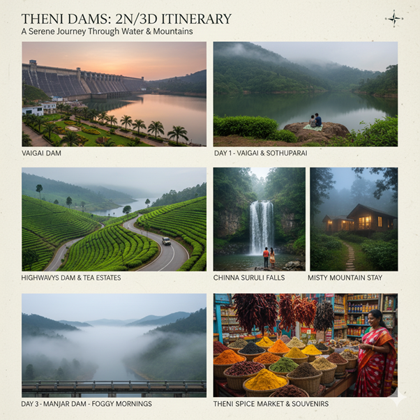 famous dams of Theni district