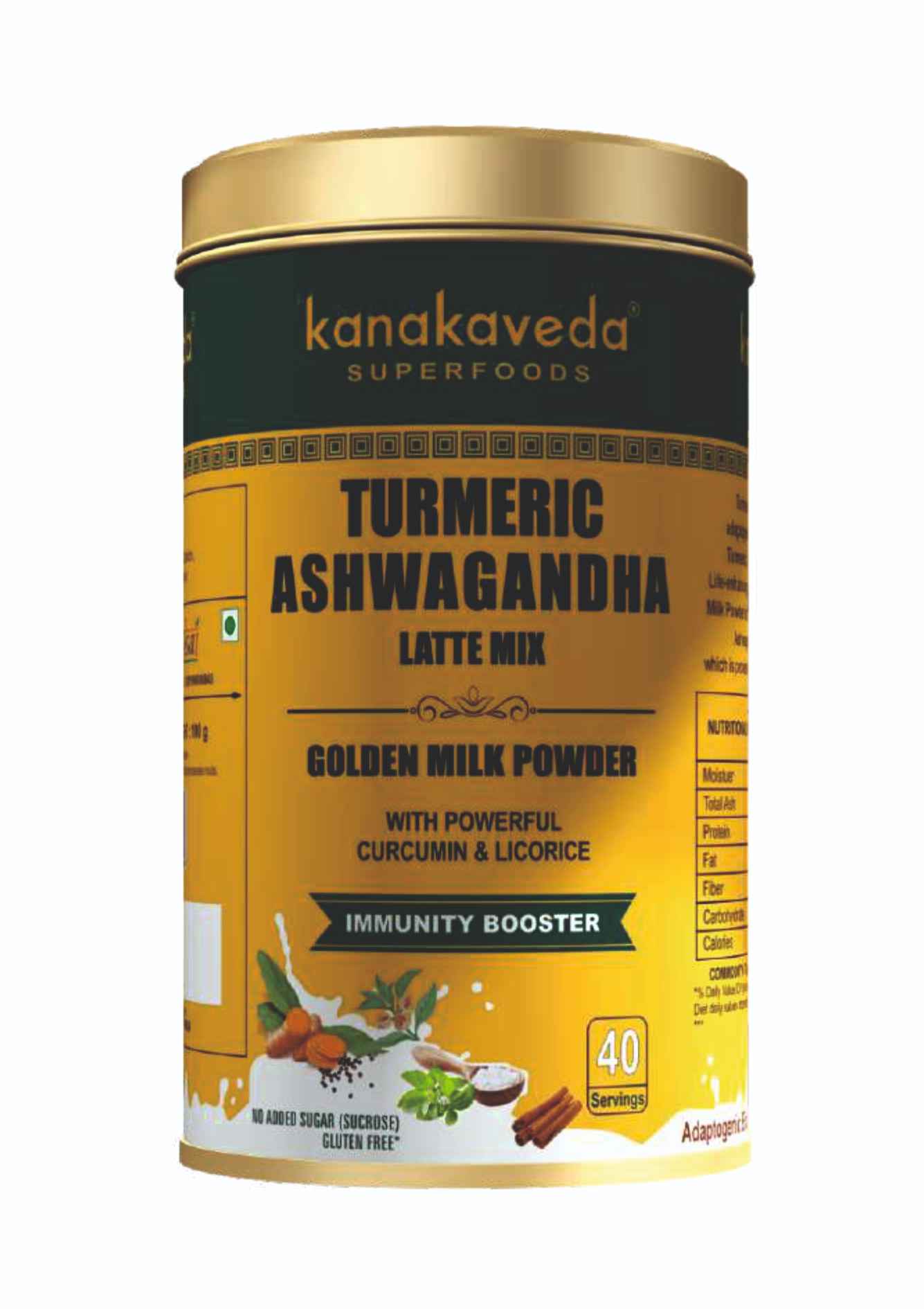 Turmeric Ashwagandha Latte Mix
