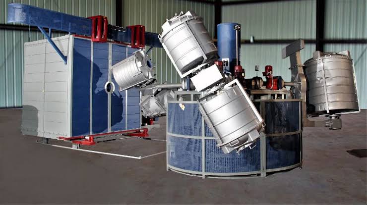 Three Arm Bi Axial Machine