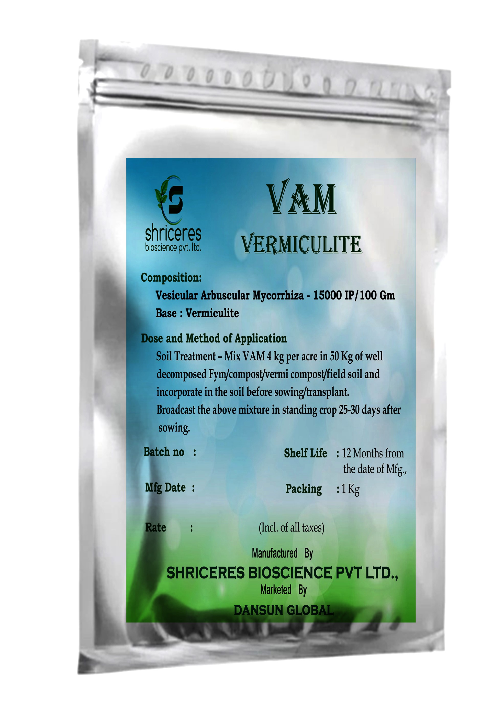 VAM POWDER (Vesicular arbuscular mycorrhiza)