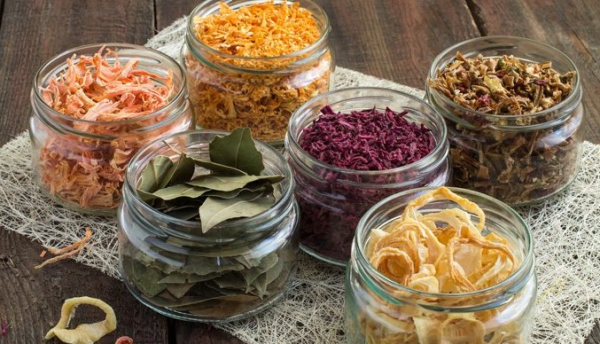 Dehydrated vegetables