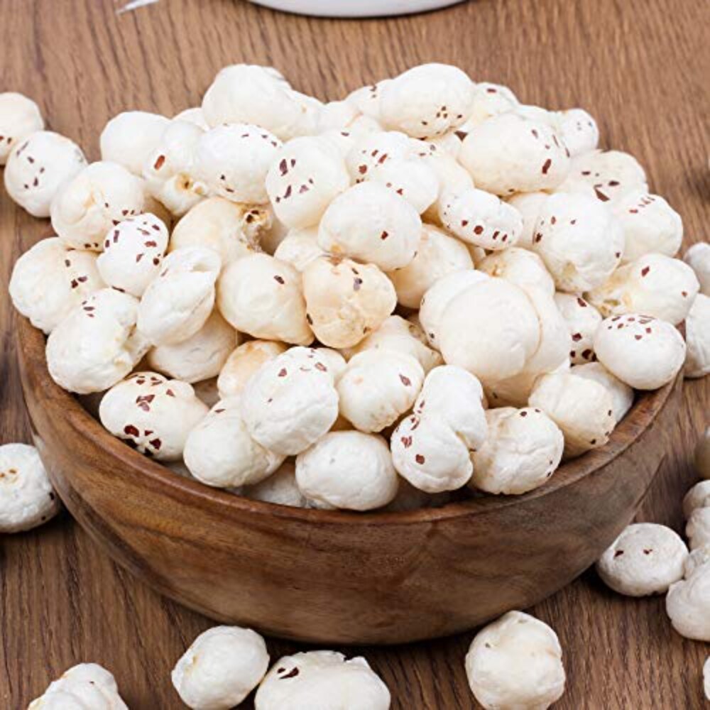 A++ Double Hand Pick - Phool Makhana (Fox nuts - 19mm - 27mm) - 100% Export & Import Quality