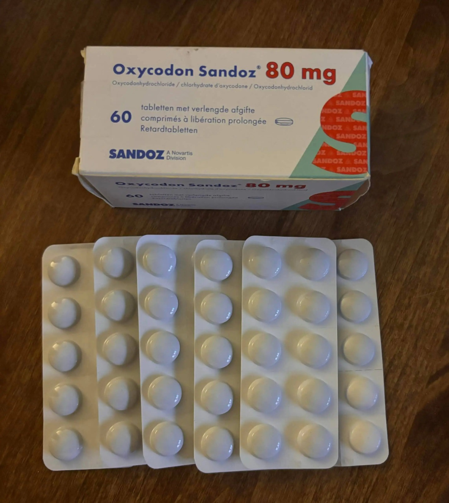 Sandoz oxycodone 80mg Tablet