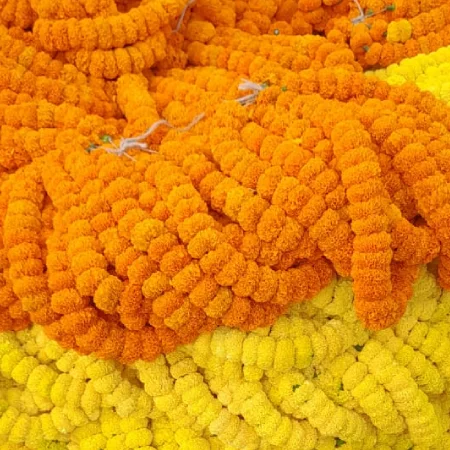 Orange Marigold Garland Flower