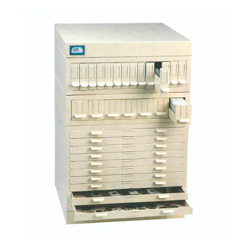 slide storage cabinet