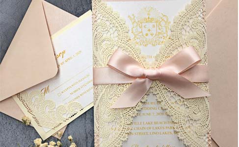 Laser Cut Wedding Cards