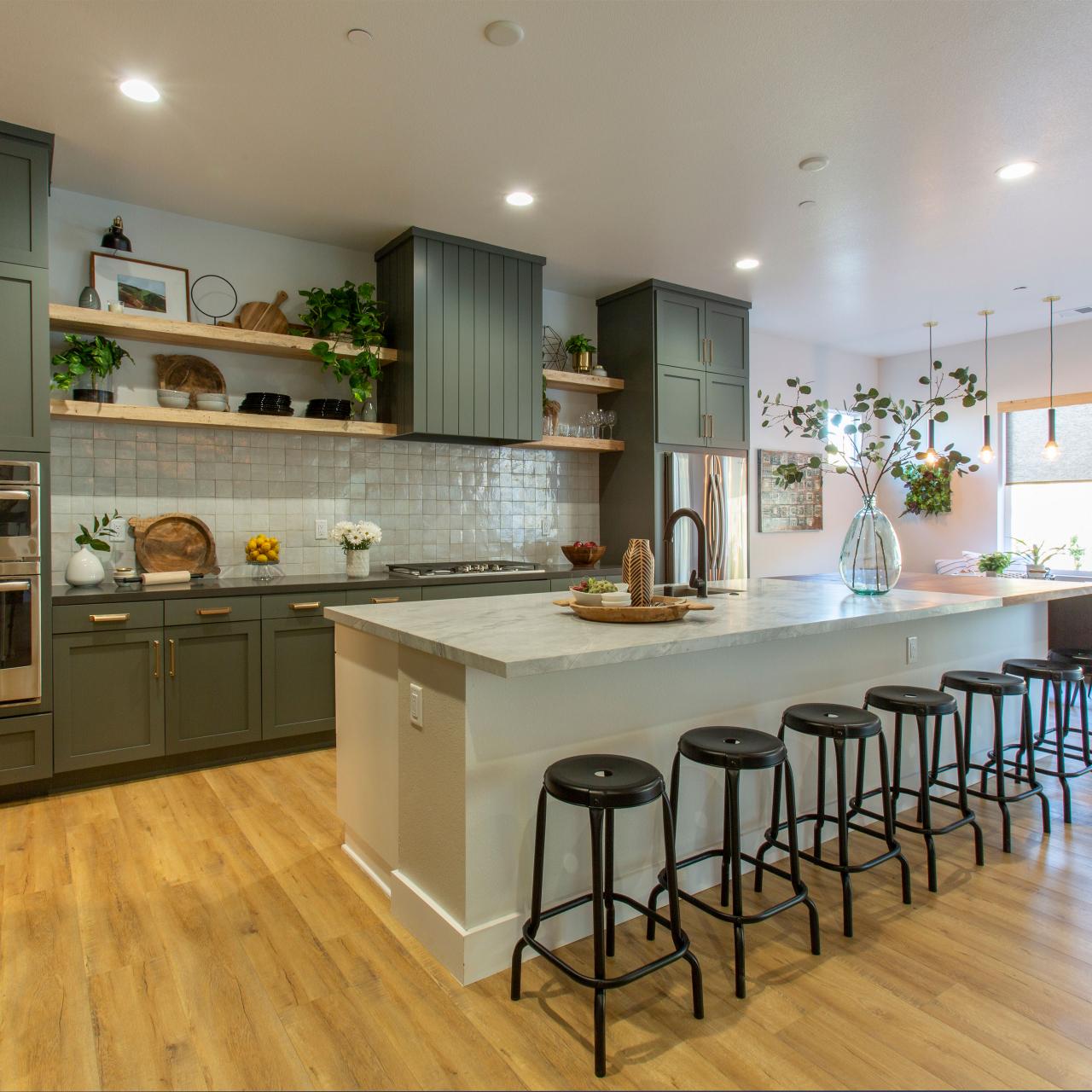 Painted Kitchen Cabinet