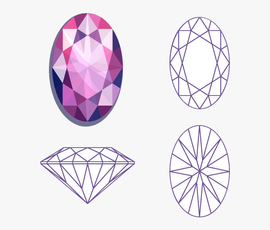 Oval Cut Gemstone