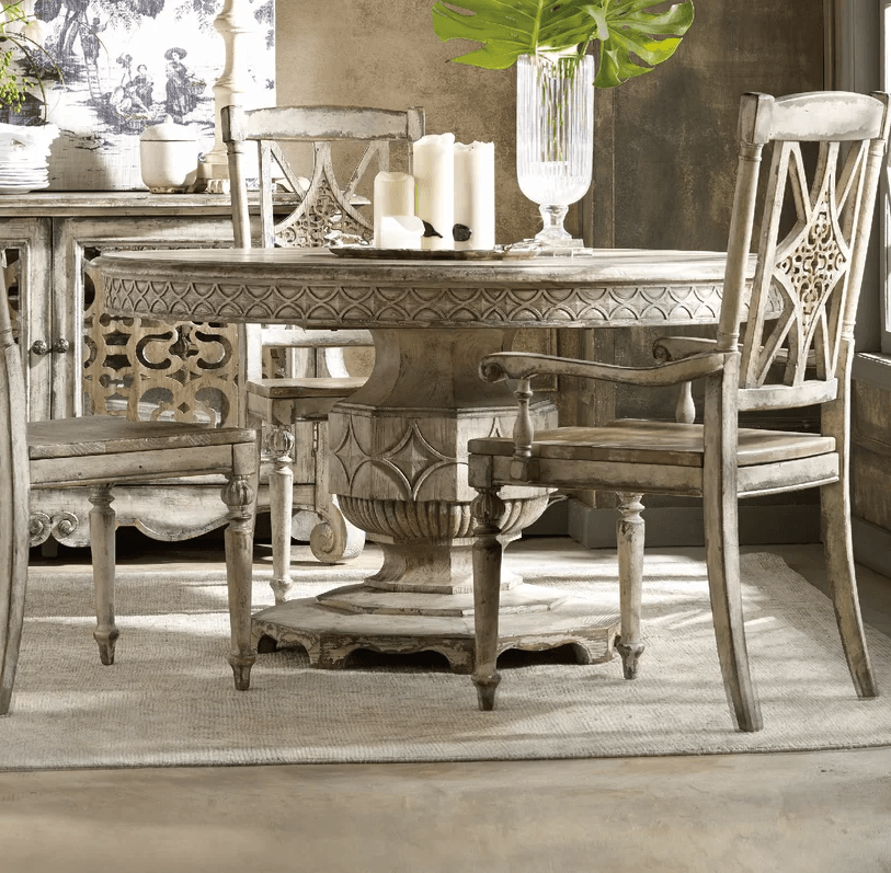 Carved Wood Dining Tables