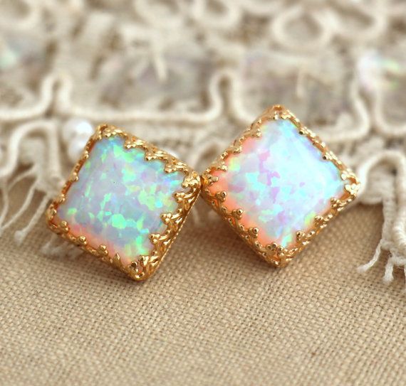 Opal Earrings