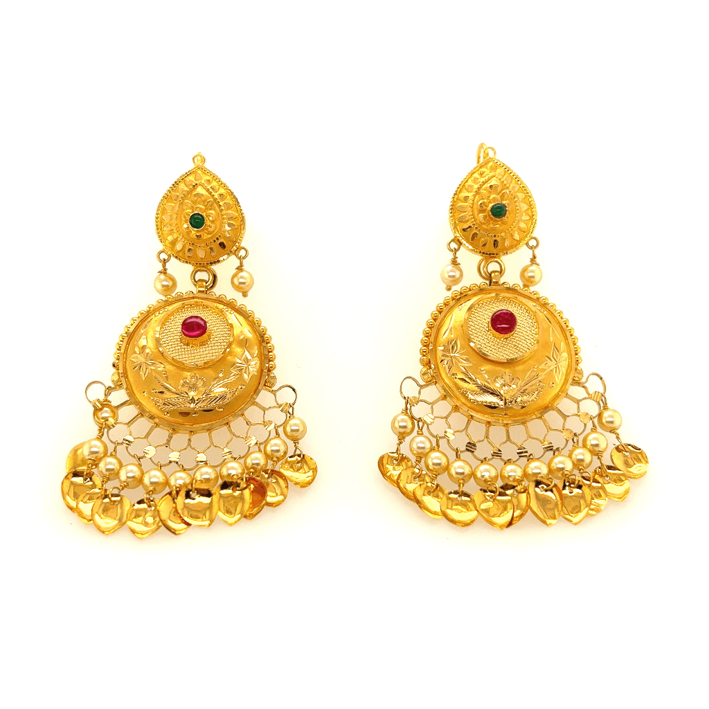Yellow Gold Earring