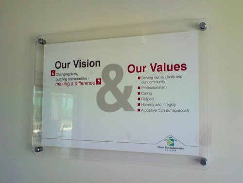 Acrylic Notice Board