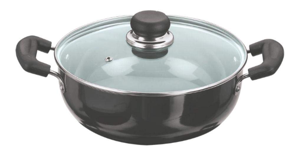 Hard Anodized Deep Kadai