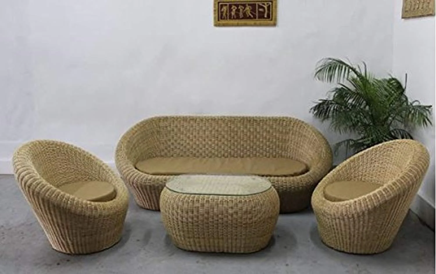 Rattan Sofa Set