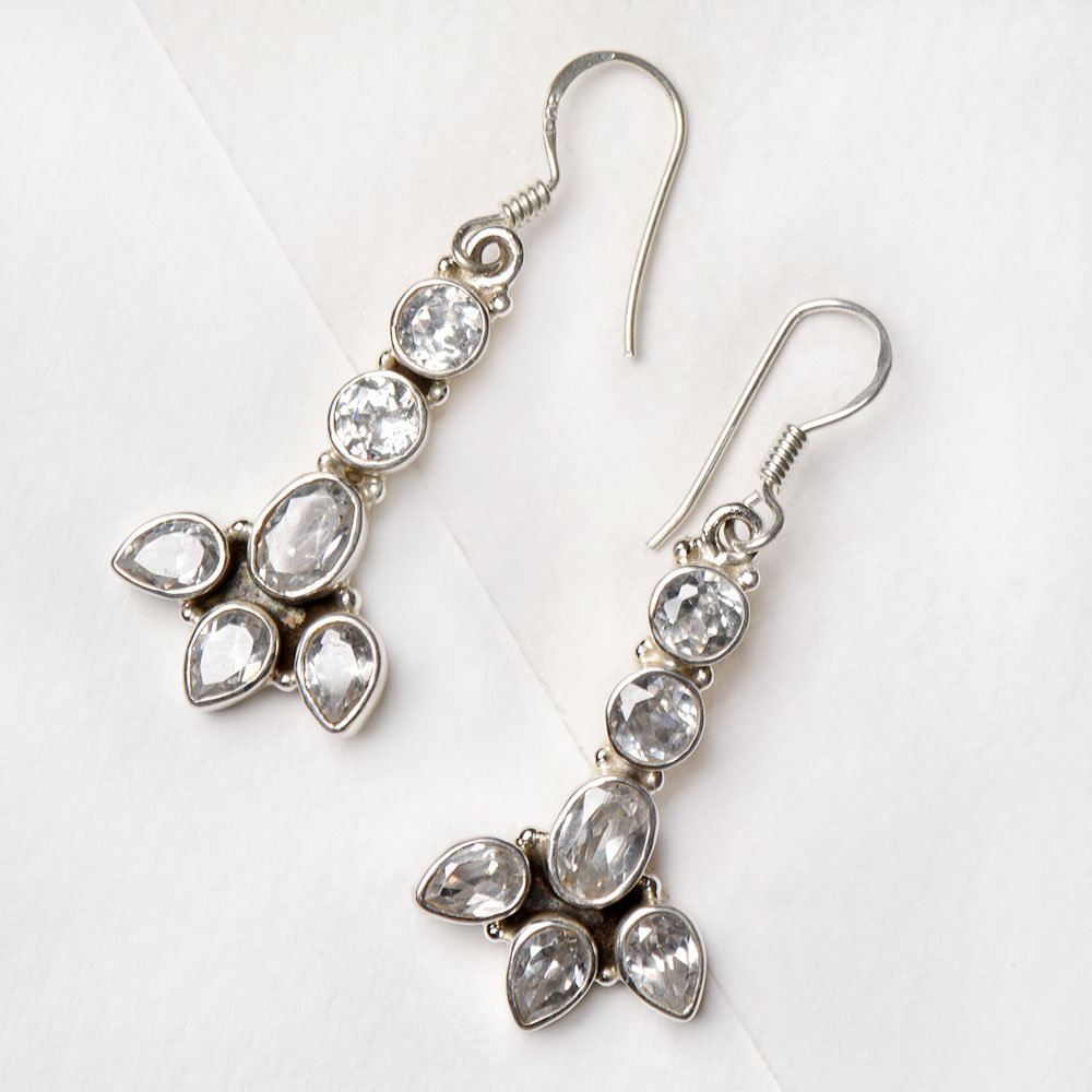 Semi Precious Stone Earrings