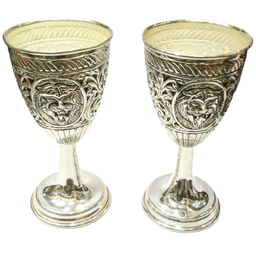 Silver Wine Glass