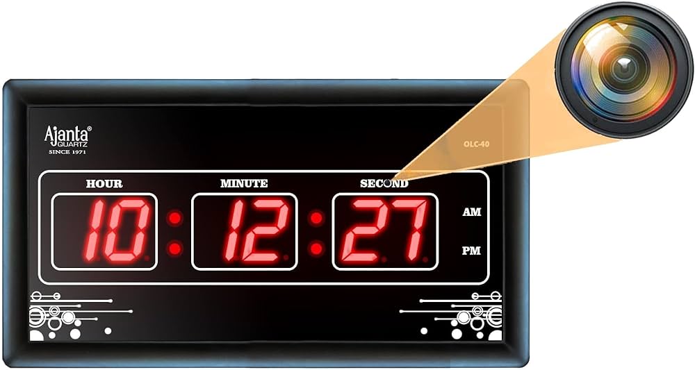 Wall Clock Spy Camera