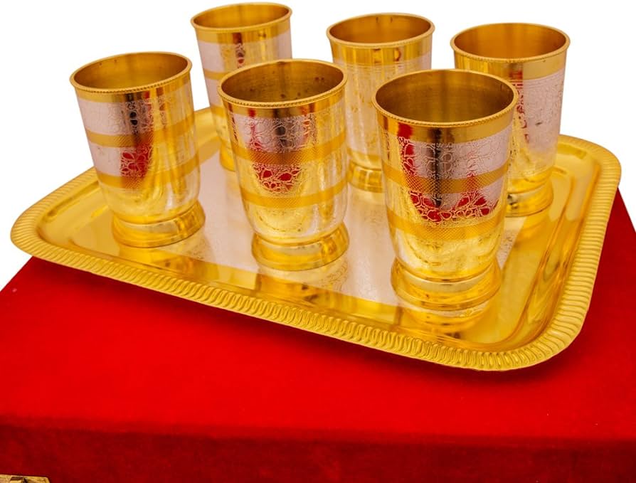 Gold Plated Glass