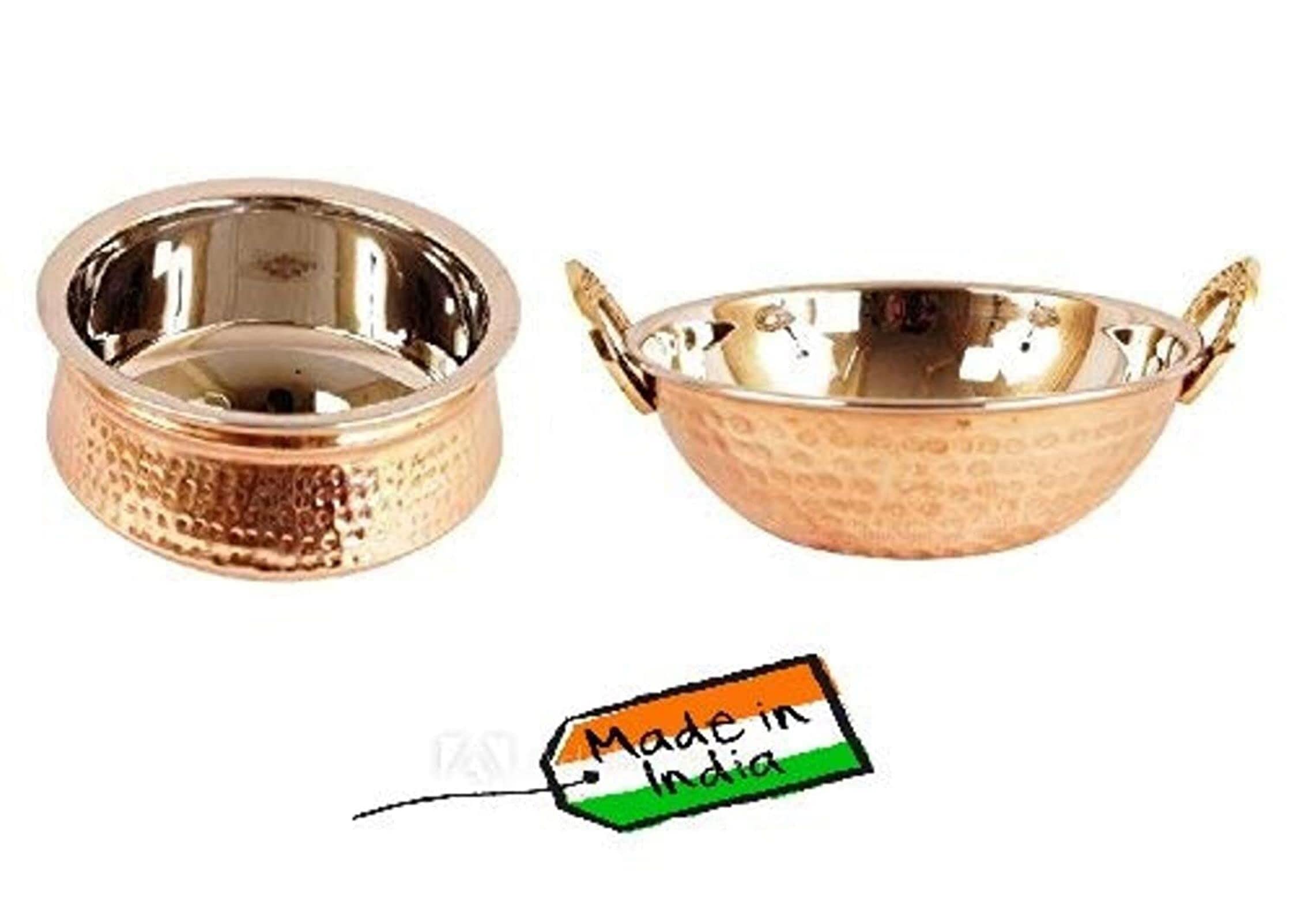 Copper Steel Karahi