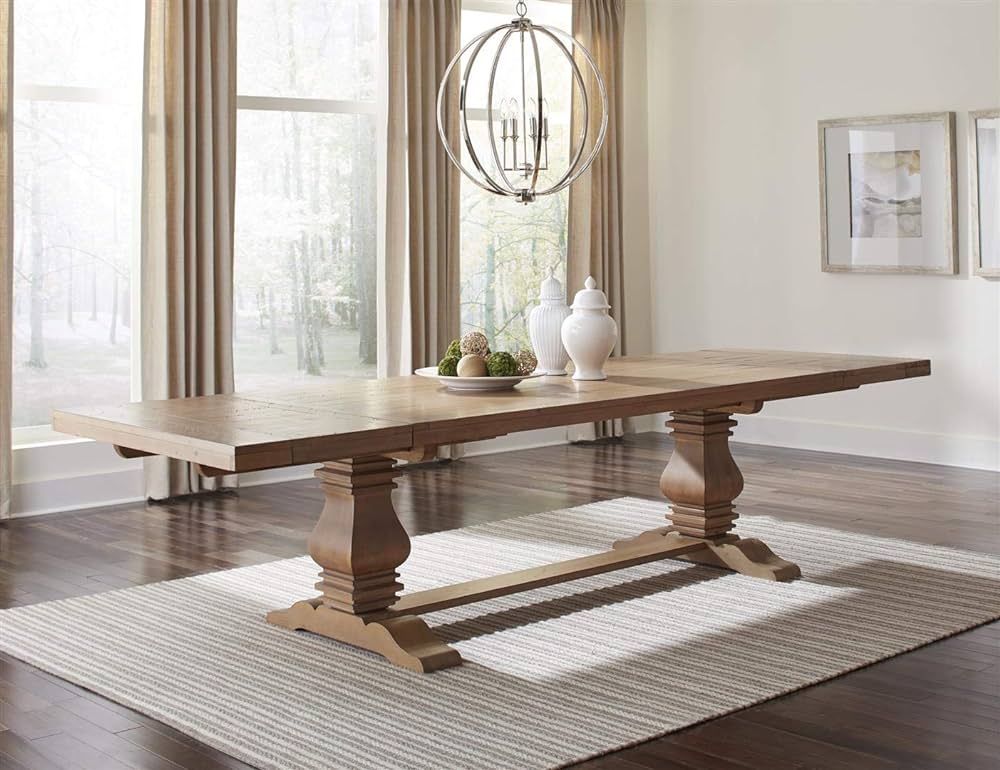Double Pedestal Dining Table