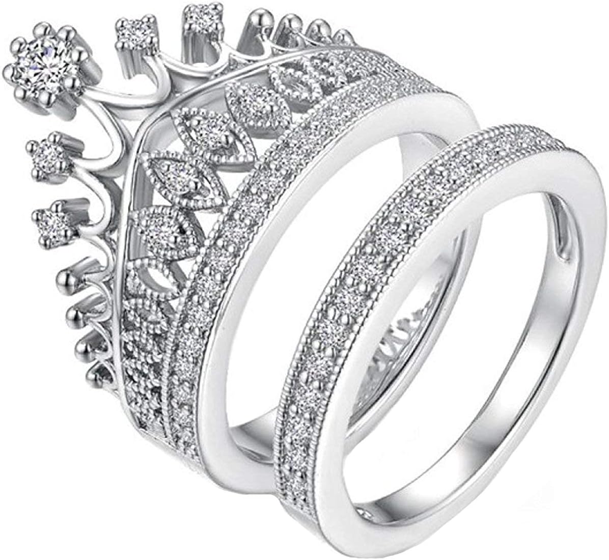 Silver Crystal Ring
