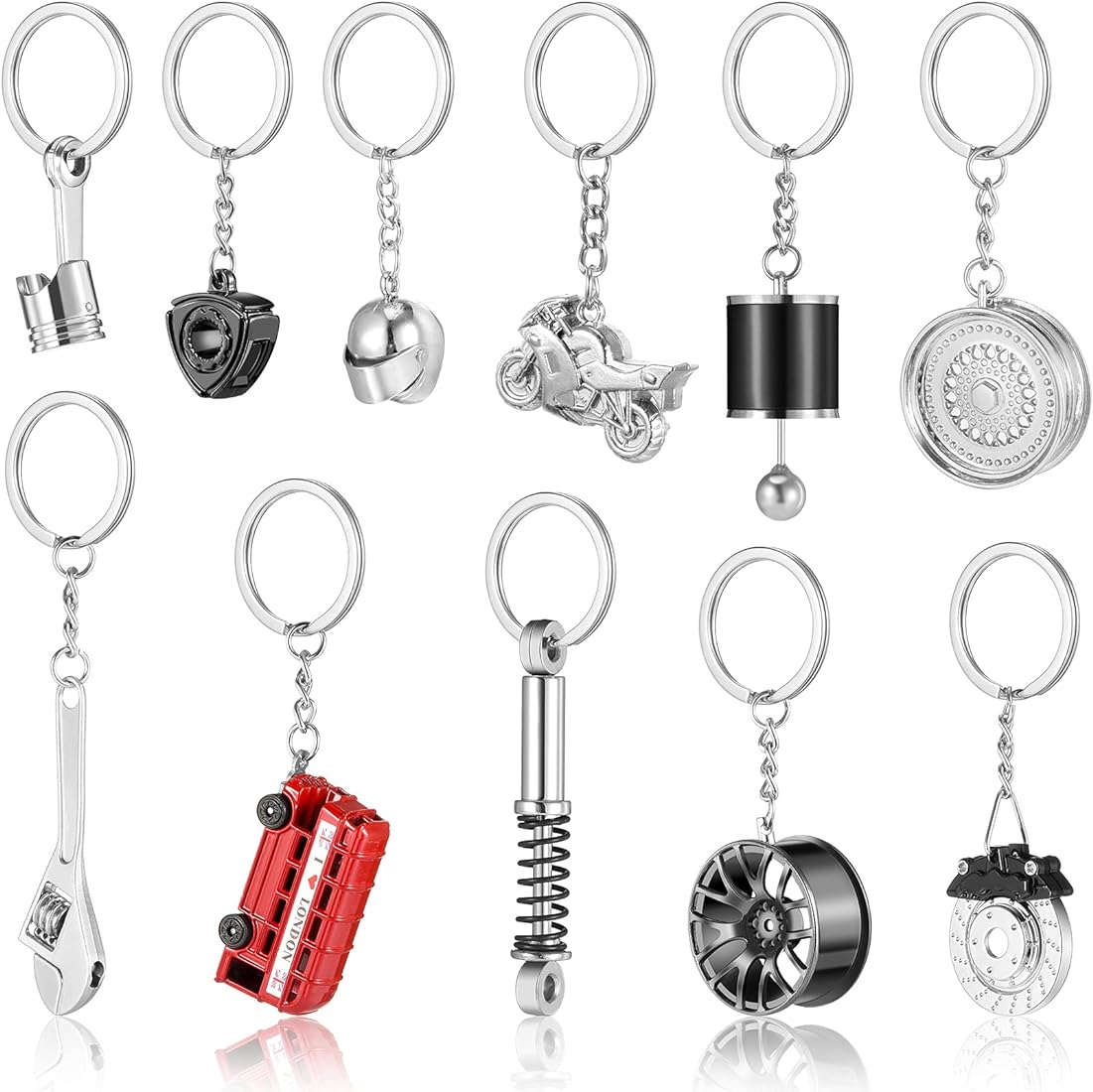 Metal Keychain Set