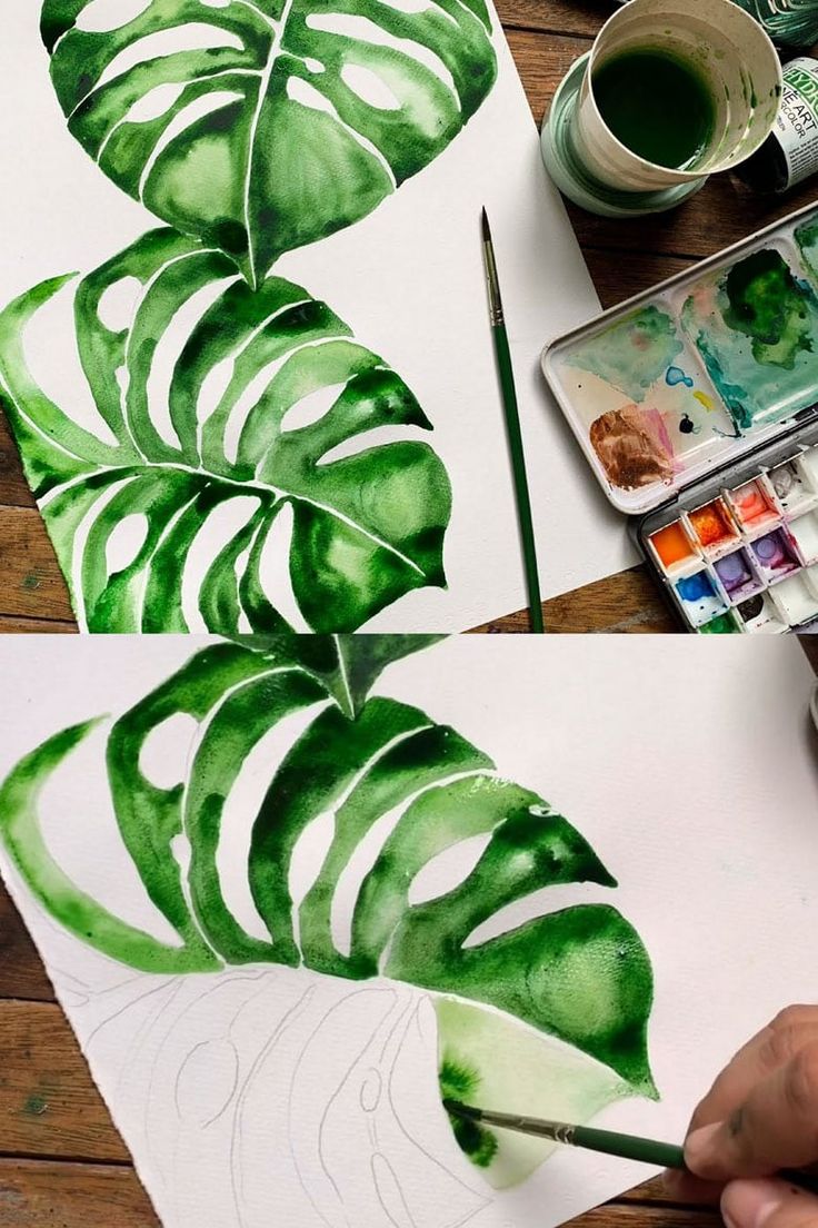 Leaf Painting