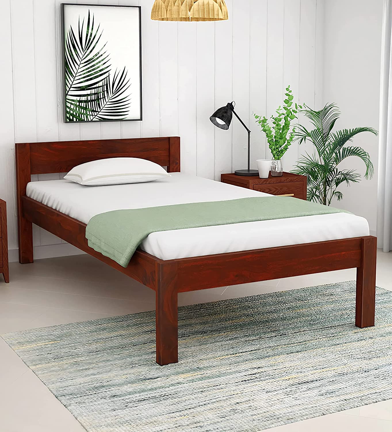 Wooden Single Bed