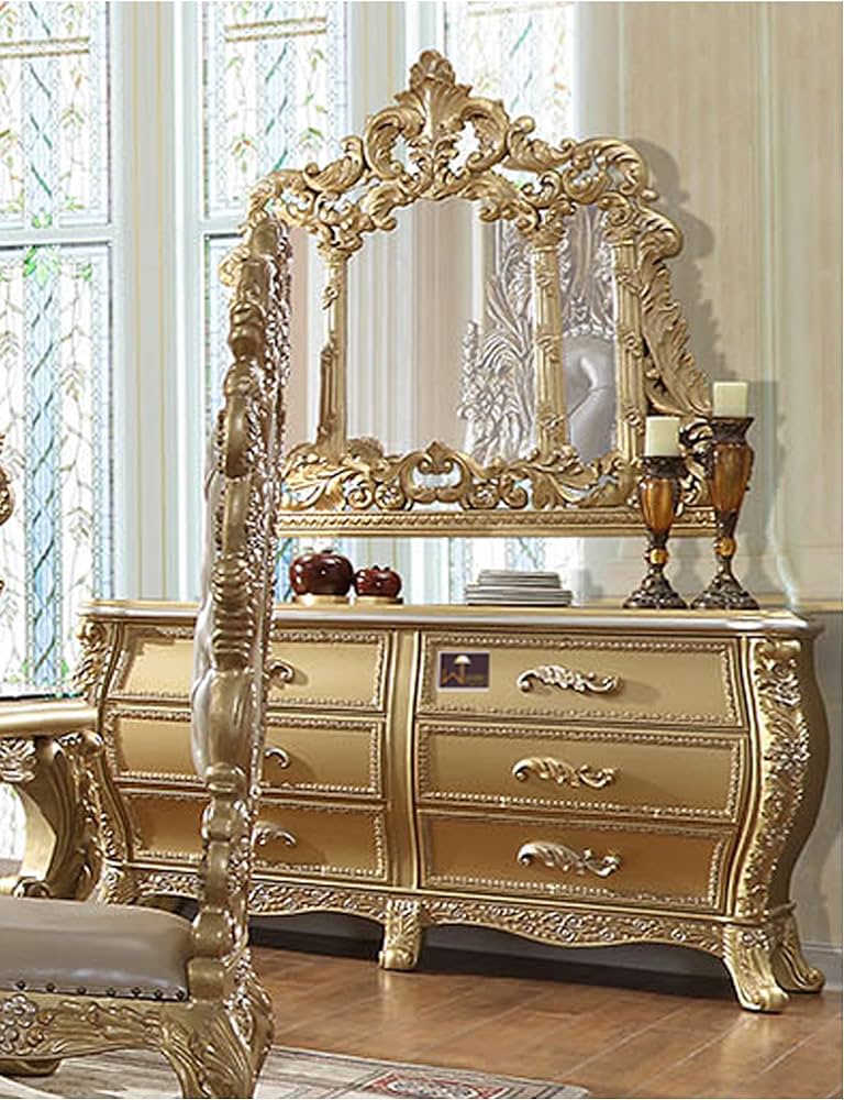 Hand Carved Dressing Table