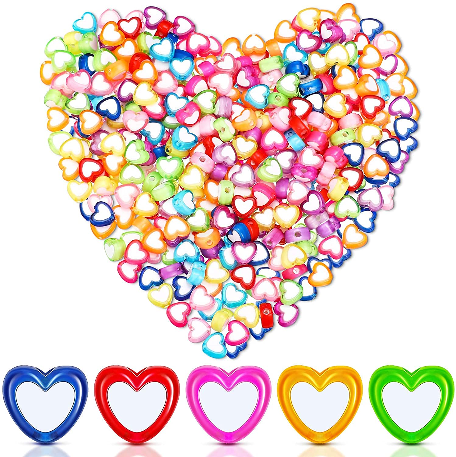 Heart Shaped Beads