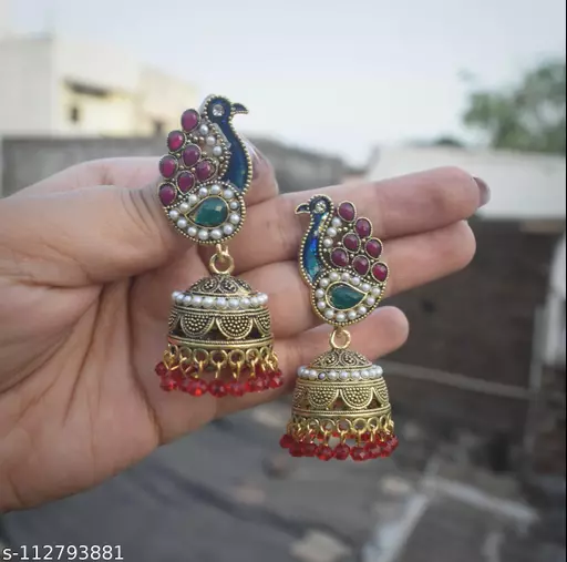 Peacock Earrings