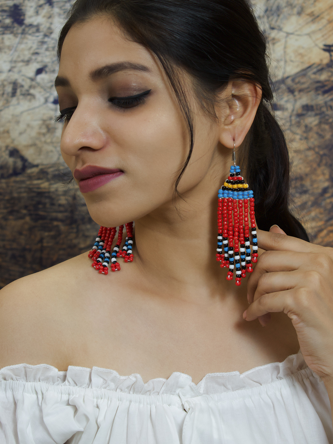 Glass Bead Earrings