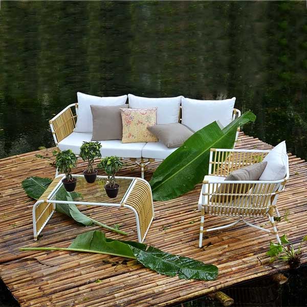 Rattan Sofa Set