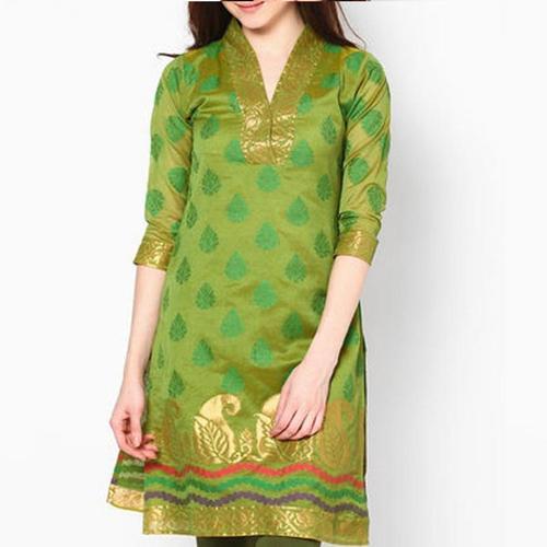 Chanderi Cotton Kurti