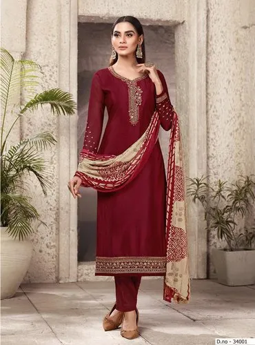 Crepe Salwar Kameez