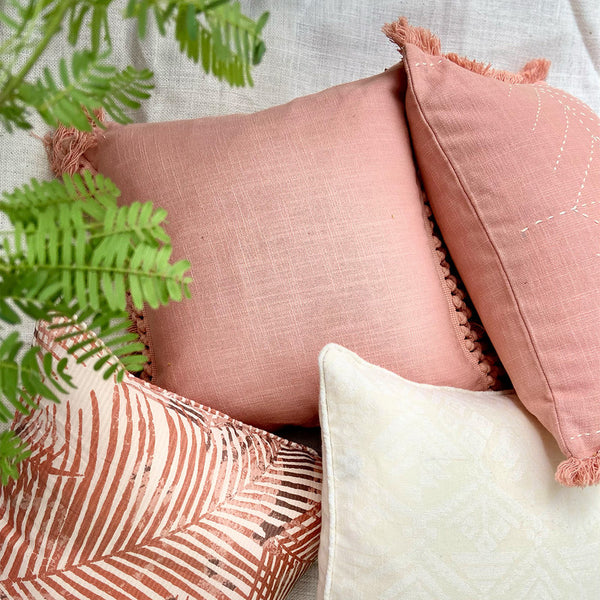 Cut Work Cushion Cover