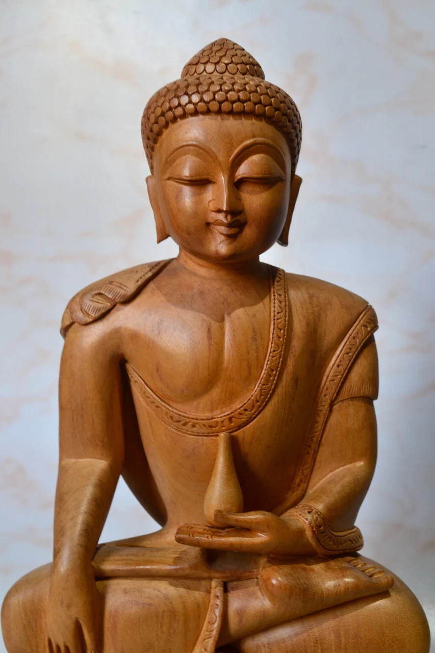 Wooden Buddha Statue