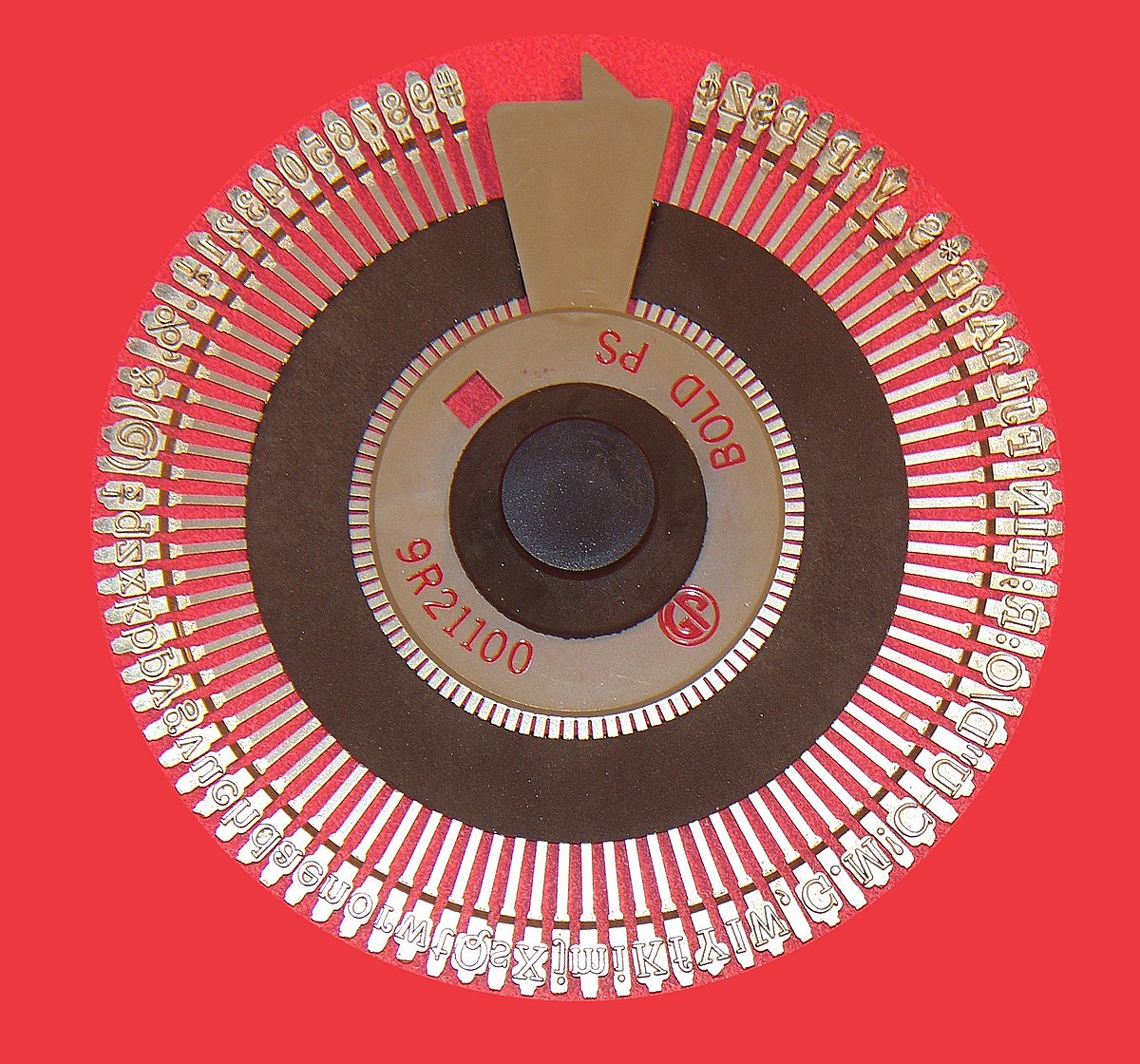 Print Wheel