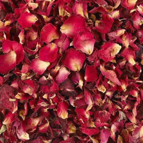 Dried Red Rose Petals