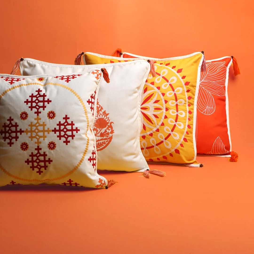 Embroidered Cushion Covers